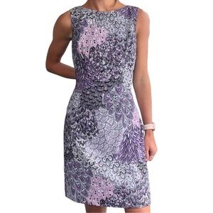 Purple Paisley Dress Size 10